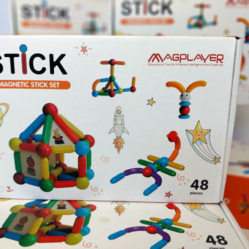 sticks magnéticos 48 piezas