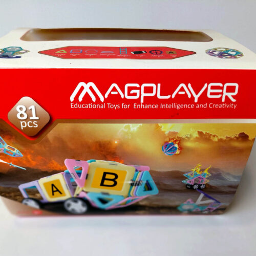 magnéticos mágicos pastel 81 piezas