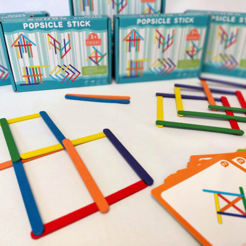 cartas de lógica con palitos