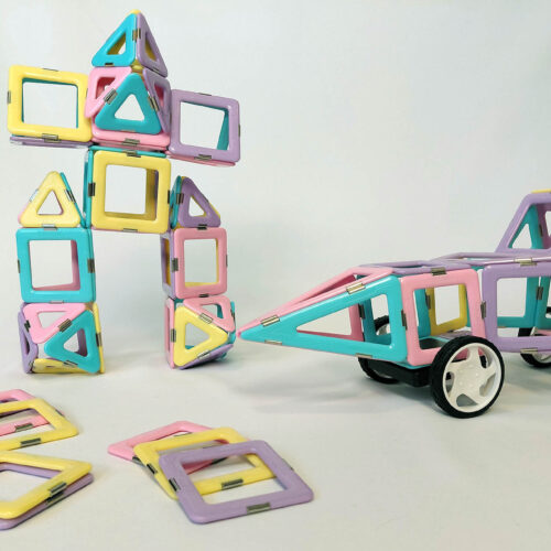 magnéticos mágicos pastel 109 piezas