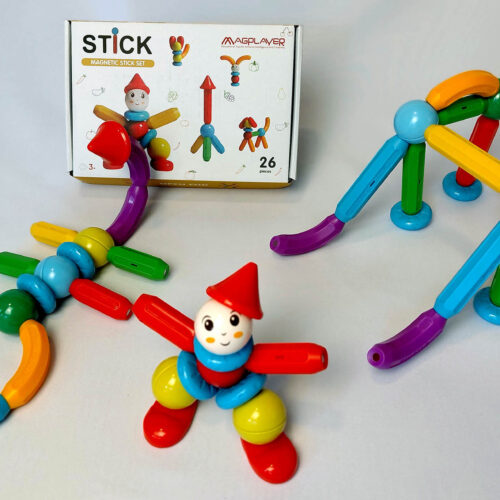 sticks magnéticos 26 piezas